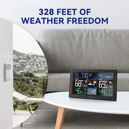 Weather Station Wireless Indoor Outdoor, Indoor Outdoor Thermometer Wireless - Image 7