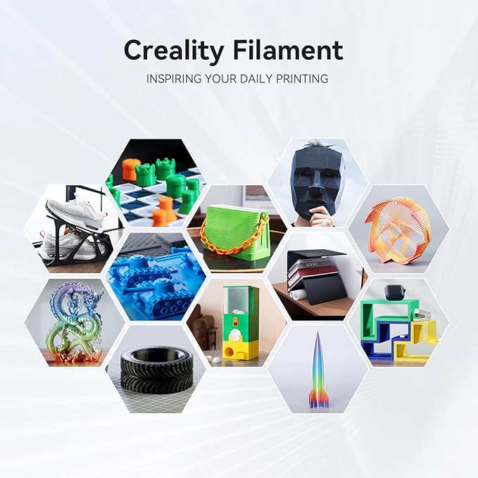 Creality Hyper PLA Filament 1.75mm, 30-600mm/s High Speed 3D Printer Filament - Image 9