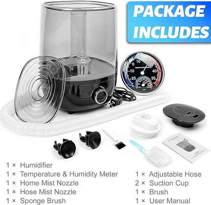 Top fill Reptile Fogger Terrariums Humidifier Fog Machine Mister - Image 7