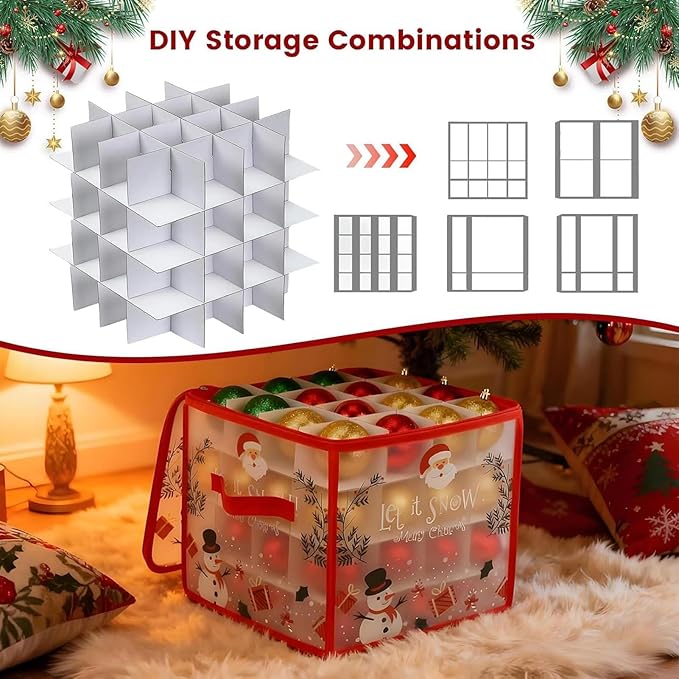 Christmas Bauble and Decoration Storage Cube - Image 7