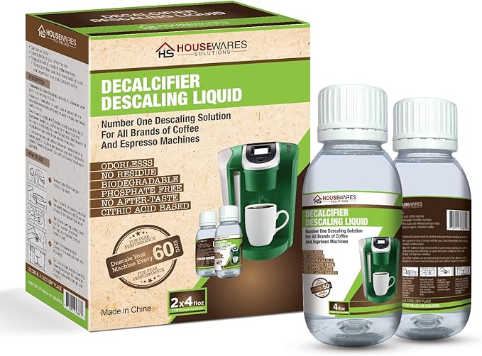 Descaling Solution for All Brands of Coffee and Espresso Machines By Housewares by Housewares+Solutions