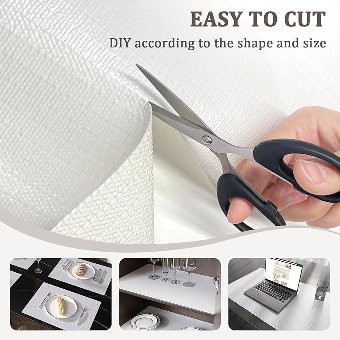 Shelf Liner for Kitchen Cabinets 12" x 360" Non-Adhesive Non-Slip Drawer Liners - Image 4
