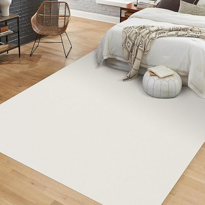 Soft Vinyl Floor Mat for Bedroom, Non-Slip Multi-Pupose Floor Cover Protector by FURKIT