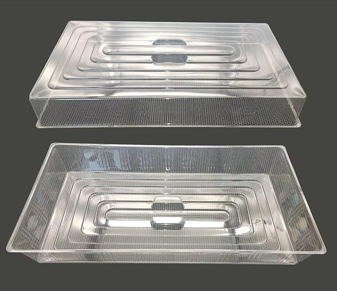 10 Pcs Humidity Dome, Plastic Clear Seed Starter Dome 1020 Tray Covers - Image 2