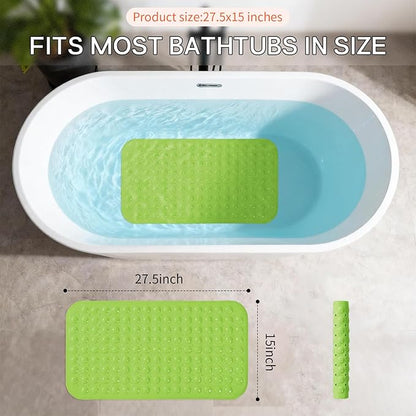 Anti-Slip Bathtub Shower mat, 27.5×14.5（Approximately 70×37cm） inch Soft - Image 3
