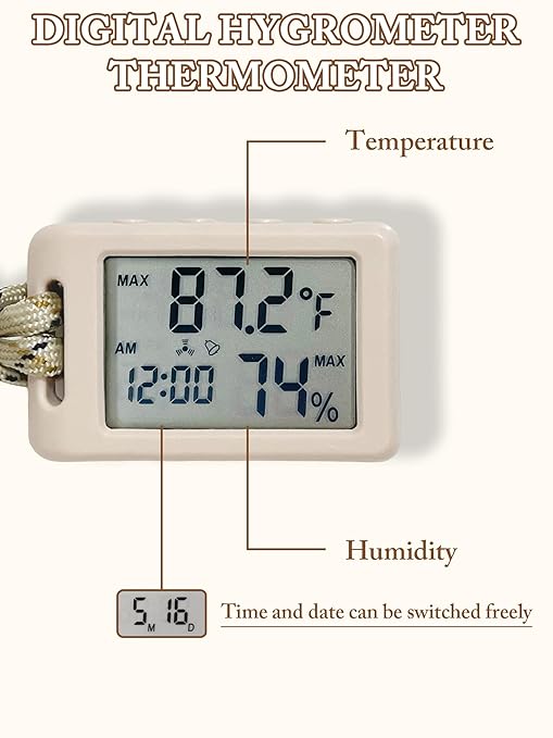 Mini Humidity Meter Indoor Outdoor Hygrometer Thermometer Portable Room - Image 5