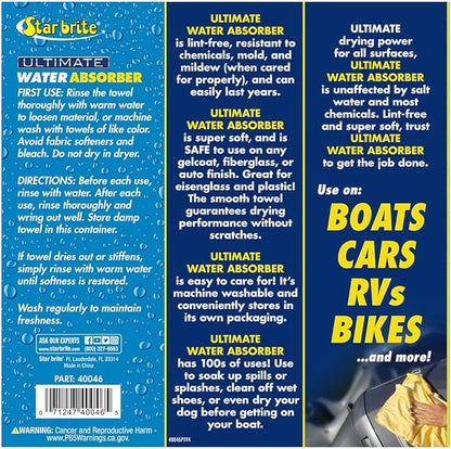 STAR BRITE SuperSorb Smooth Synthetic PVA Wipes - Image 2