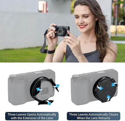 JJC Auto Open and Close Lens Cap Cover - Image 3