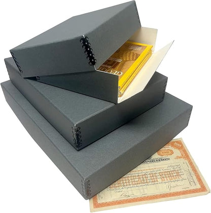 Lineco Museum Archival Storage Box, 16.75x20.75x3 in. Drop Front Design. - Image 8