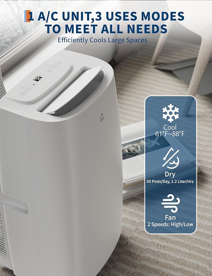 14, 000 BTU Portable Air Conditioner - Image 3