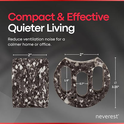 neverest® ESD 3.1 in Inline Duct Silencer – HVAC Noise Reduction, Tool-Free - Image 3