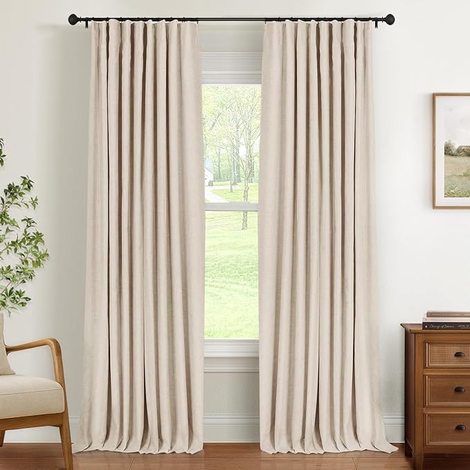 INOVADAY Thermal Sliding Door Curtains 100% Blackout Curtains by INOVADAY