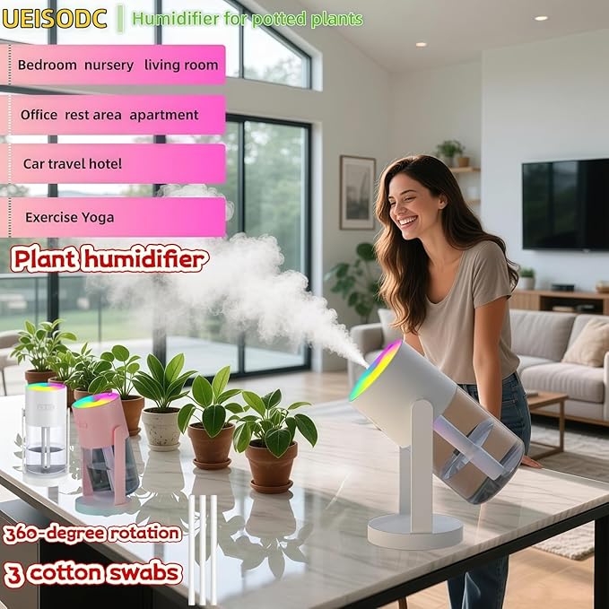 Bedroom Humidifier, USB Mini Portable Humidifier - Image 8