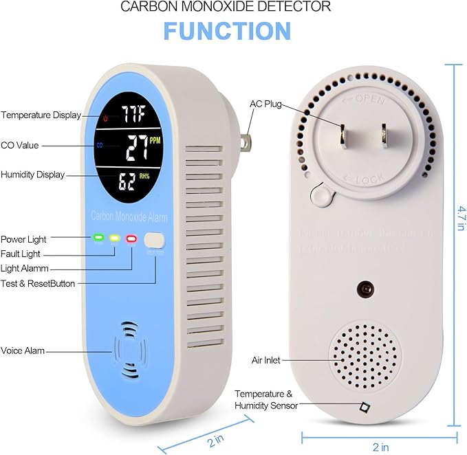 Plug-in Carbon Monoxide Detector - Image 6