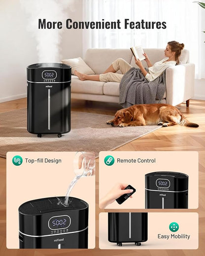 4.2Gal/16L Cool and Warm Mist Humidifier Large Room, Auto Restart Humidifiers - Image 8