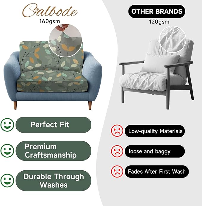 8Pcs Stretch Patio Cushion Cover - Image 4