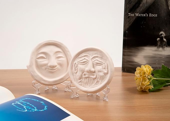 Air Purifying Healing Ceramic Object-Ancient Korean Demon Hunter's Face Roof - Image 8