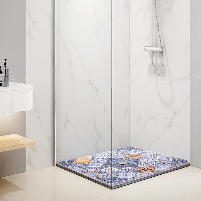 HOMBYS Square Shower Mat Non Slip 27x27 in, Shower Mat - Image 7