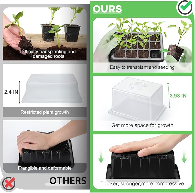 Lunies 6 Packs Seed Starter Trays - Image 5