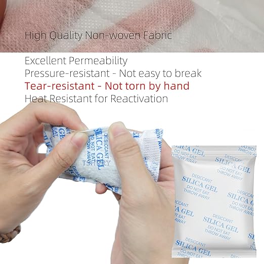 Silica Gel Packets, 10 Gram 10 Packs Dessicant Packets - Image 5