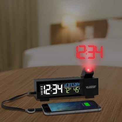 La Crosse Technology 616-1950-INT Pop-Up Bar Projection Alarm Clock - Image 6