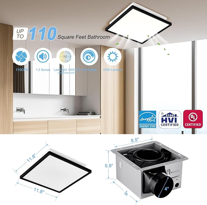 Tech Drive Bathroom Exhaust Fan - Image 3