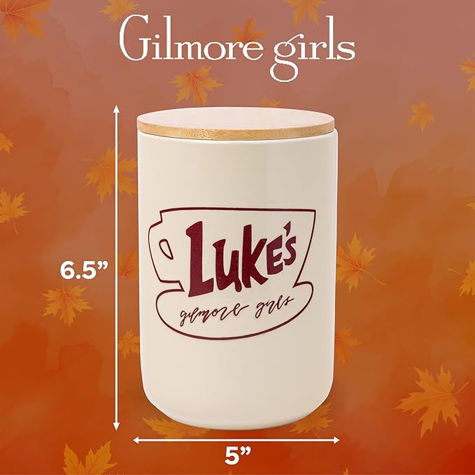 Silver Buffalo Gilmore Girls Wax Resist Ceramic Cookie Jar - Image 2