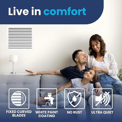 16x14 Inch Air Return Vent Cover Decorative – Premium Aluminum AC Vent Cover - Image 7
