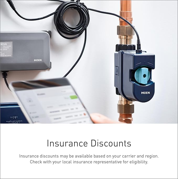 Moen Flo Smart Water Monitor and Automatic Shutoff Sensor, Wi-Fi Connected - Image 10