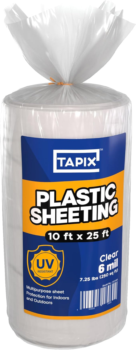Plastic Sheeting Long, 6 Mil by Tapix