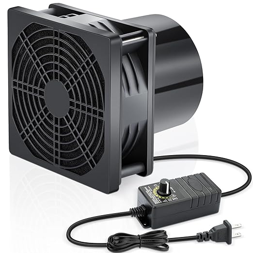 Wathai 120mm x 38mm 12V 4 Inch Small Exhaust Fan by Wathai