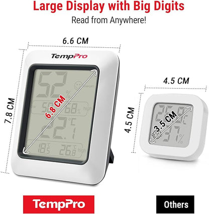 TempPro TP50 Digital Hygrometer Indoor Thermometer Room Thermometer and - Image 6