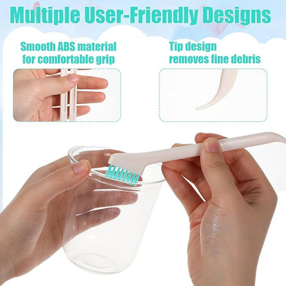 8 Pcs Small Cleaning Brushes for Tight Spaces - Image 3