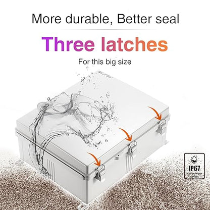 QILIPSU Waterproof Junction Box IP67 Outdoor Plastic Electrical Project - Image 9
