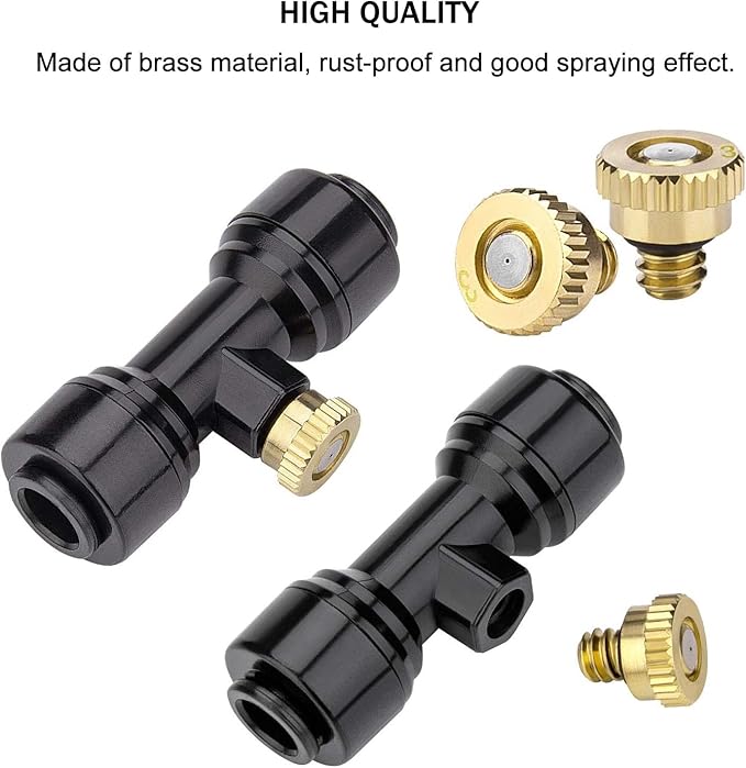Brass & Black Misting Nozzles Kit - Image 4