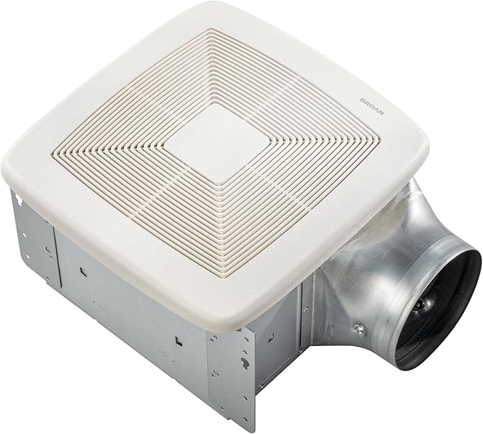 QT Series Very Quiet 80 CFM Ceiling Bathroom Exhaust Fan, .4 Sones, ENERGY STAR by Broan-NuTone