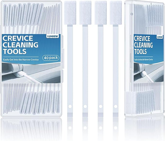 40Pcs Disposable Crevice Cleaning Brushes by Lumkew