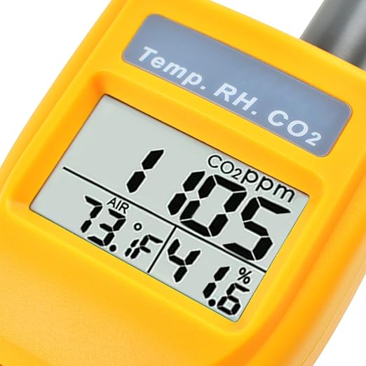 Portable CO2 Meter Handheld CO2 Detector Monitor 0~9999ppm, Carbon Dioxide Meter - Image 7