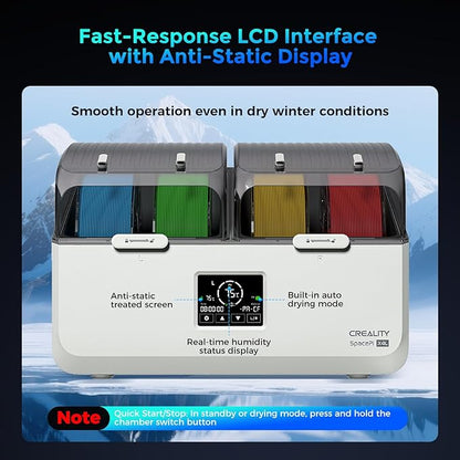 Creality Space Pi X4L Filament Dryer 4 Spool 3D Printer Dry Box - Image 6