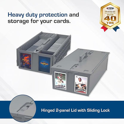 BCW Collectible Card Bin – | Holds up to 1600 Cards | Plastic Storage Box - Image 2