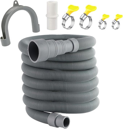 16.4 FT Universal Washing Machine Drain Hose, Drain Hose Extension Kit by Unknown