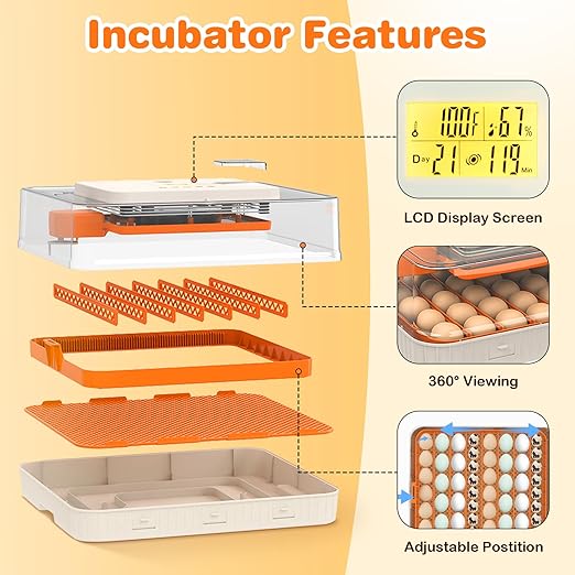56 Egg Incubator for Hatching Chicken, Egg Incubator - Image 6
