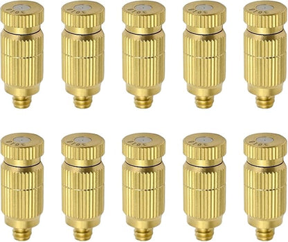 Brass Misting Nozzle, 10 Pack High Pressure Spray 10/24 UNC Anti-drip Fogging - Image 7