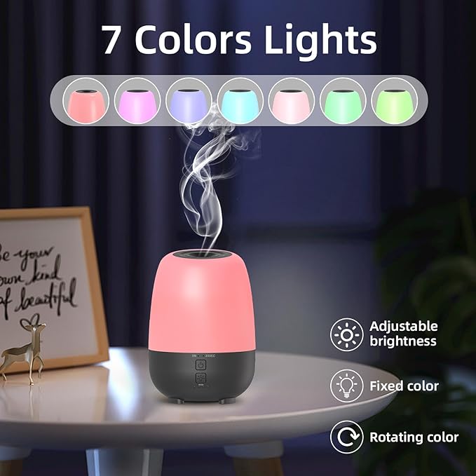 150ML Rechargeable Battery Powered Essential Oil Diffuser, Cordless Portable - Image 7