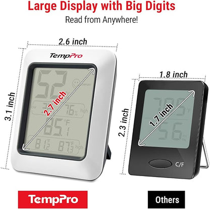 TempPro TP50 3 Pieces Digital Hygrometer Indoor Thermometer Room Thermometer - Image 7