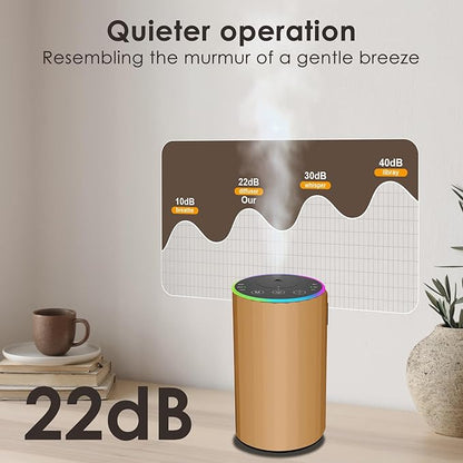 Waterless Essential Oil Diffuser, Battery Powered Mini Scent Air Machine - Image 6