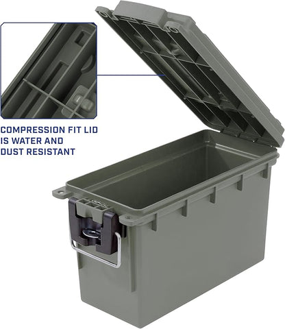 Sheffield 12626 Ammo Storage Box, Stackable .30 Cal Field Boxes, Water and Dust - Image 4