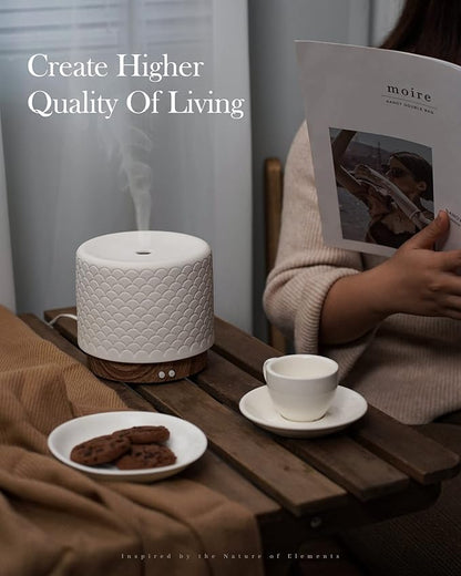 Essential Oil Diffuser, 280ml Ceramic Diffusers - Image 6