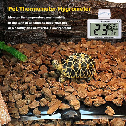 Reptile Hygrometer Thermometer, Digital Amphibian Hygrometer Thermometer - Image 3