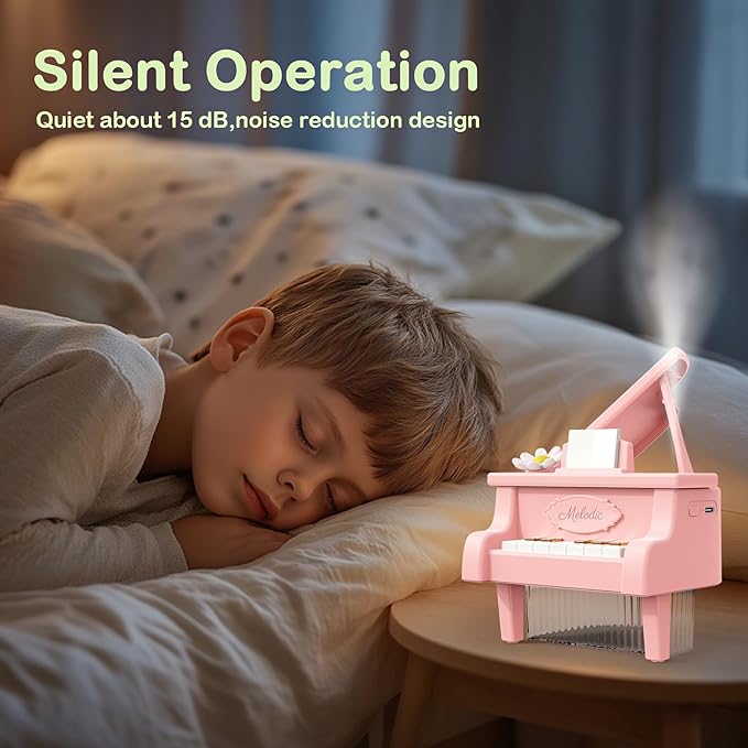 Portable Mini humidifie, 350mL Cool Mist Humidifie, 1200mAh Quiet - Image 8